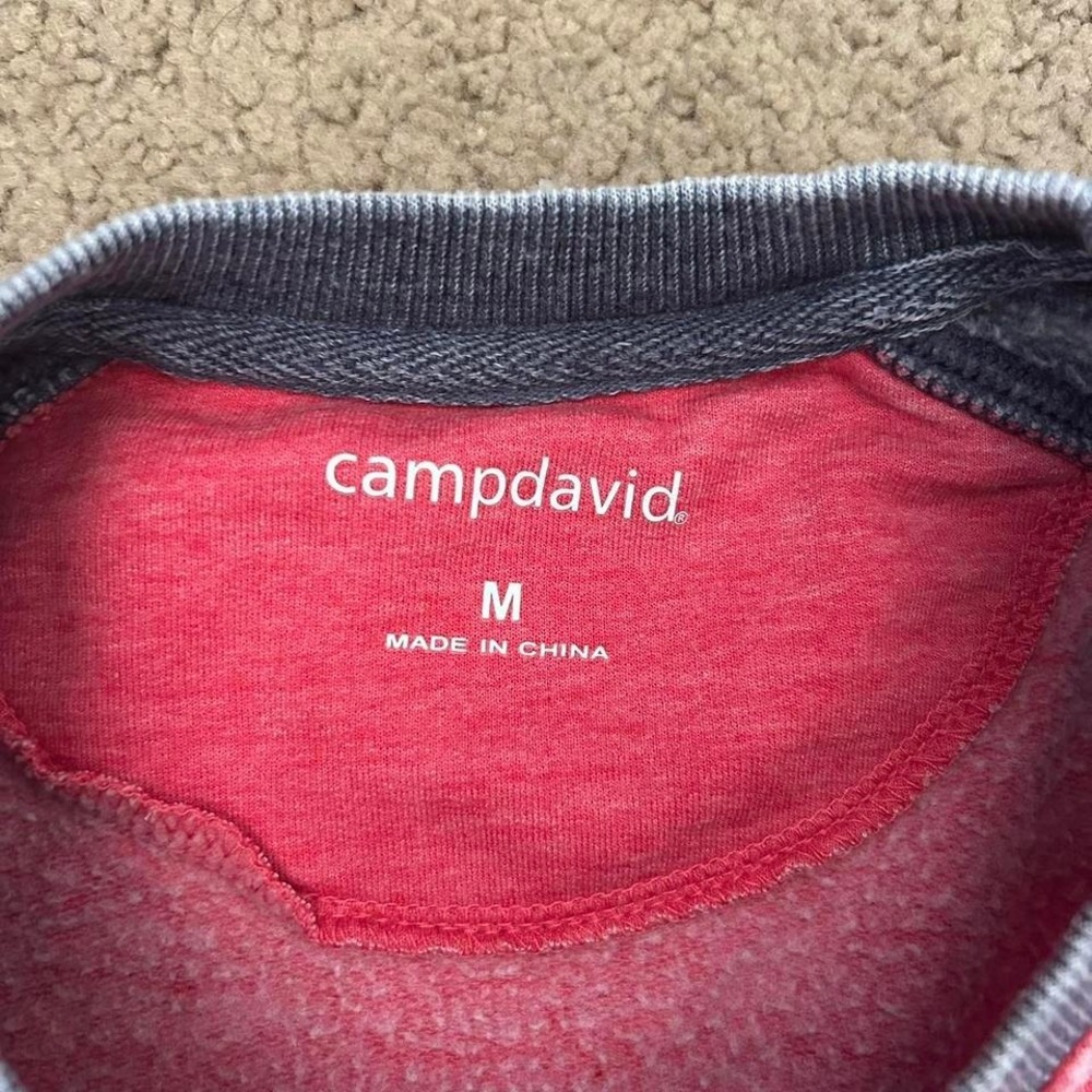Vintage Camp David red Yosemite sweatshirt Size M - Picture 2 of 3